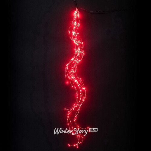 Гирлянда Лучи Росы 20*1.5 м, 350 красных MINILED ламп, серебряная проволока, IP20 BEAUTY LED
