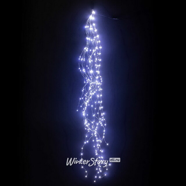 Гирлянда Лучи Росы 20*1.5 м, 350 холодных белых MINILED ламп, серебряная проволока BEAUTY LED (Бьюти Лэд)