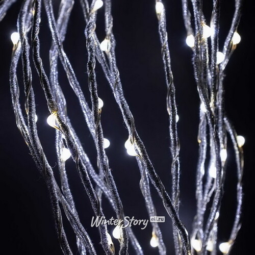 Гирлянда Лучи Росы 20*1.5 м, 350 холодных белых MINILED ламп, проволока - цветной шнур, IP20 BEAUTY LED