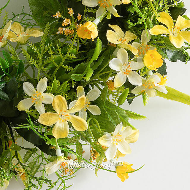 Венок Gorgeous - Луговые Цветы 30 см, желтый Swerox