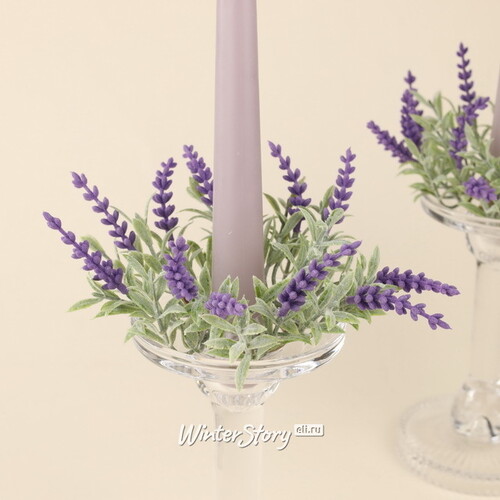 Венок для свечи Лаванда Валенсоль 12 см Swerox