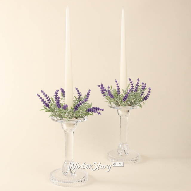 Венок для свечи Лаванда Валенсоль 12 см Swerox