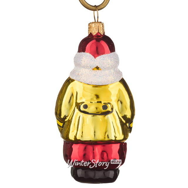 Стеклянная елочная игрушка Малыш 8 см, подвеска Фабрика Елочка