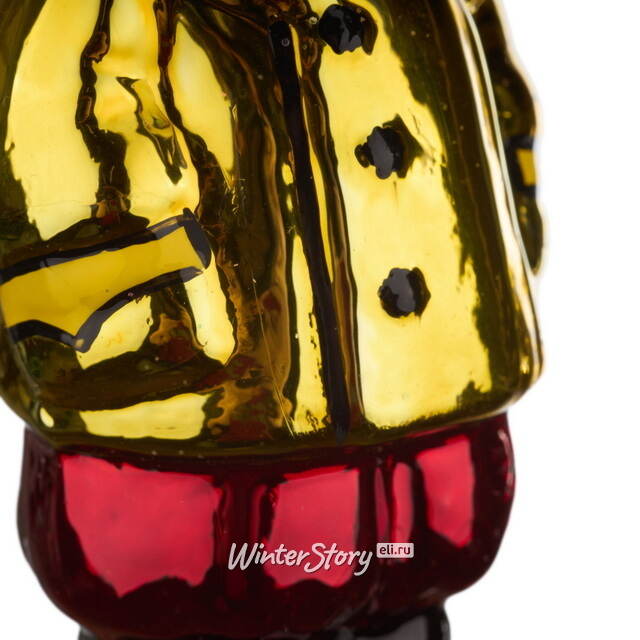 Стеклянная елочная игрушка Малыш 8 см, подвеска Фабрика Елочка