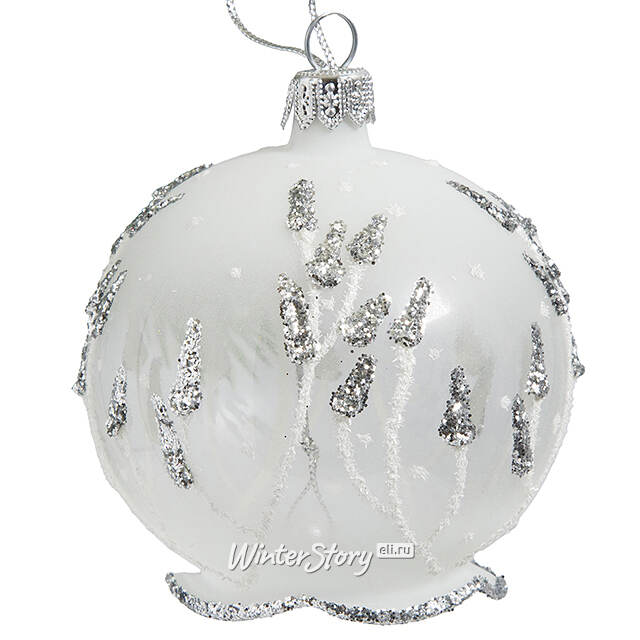 Стеклянный елочный шар Ивушка 7 см Фабрика Елочка