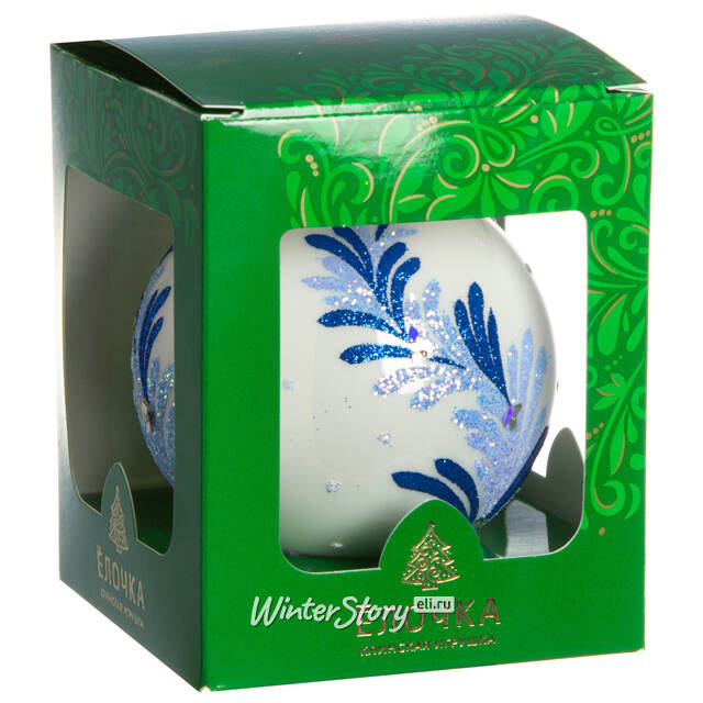 Стеклянный елочный шар Грация 7 см Фабрика Елочка