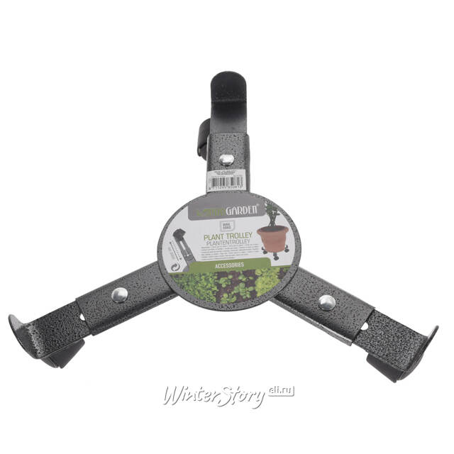 Подставка для цветов на колесиках Марлин 23-30 см, регулируемая Koopman