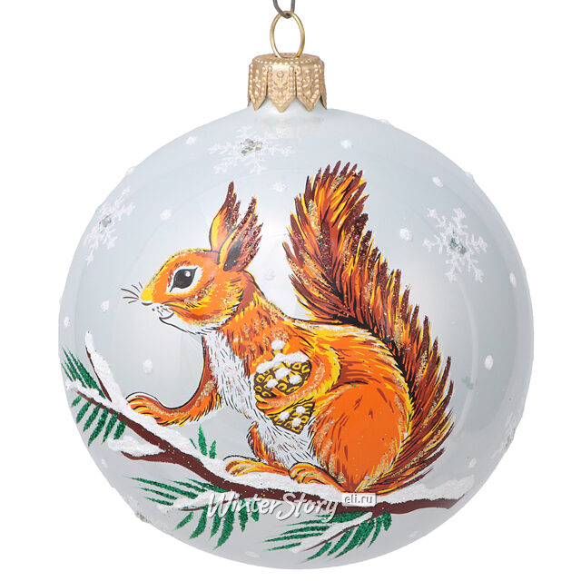Набор стеклянных елочных шаров Лесная Сказка 5-9 см, 13 шт Фабрика Елочка