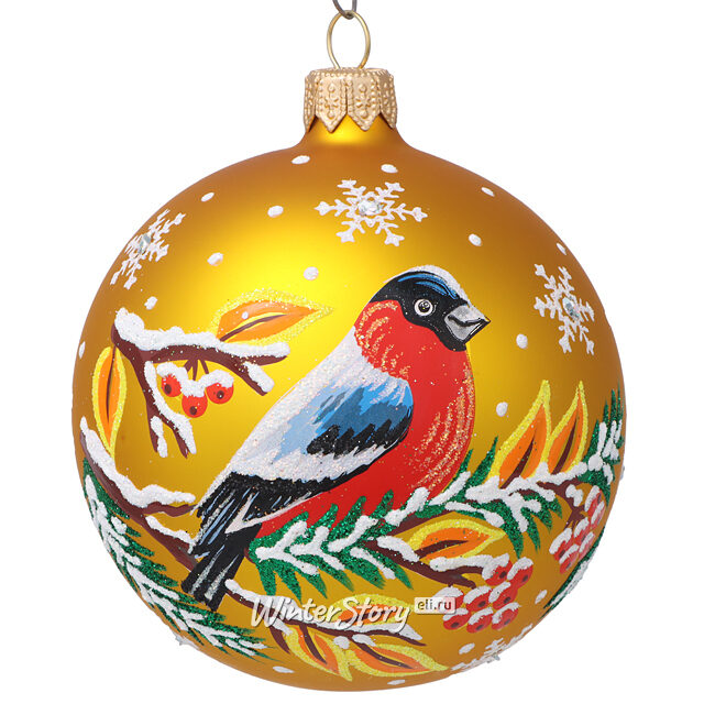 Набор стеклянных елочных шаров Лесная Сказка 5-9 см, 13 шт Фабрика Елочка