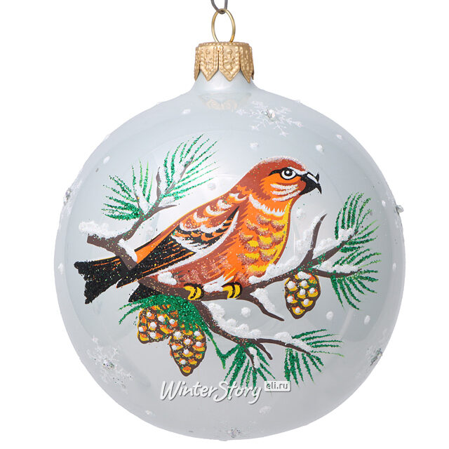 Набор стеклянных елочных шаров Лесная Сказка 5-9 см, 13 шт Фабрика Елочка
