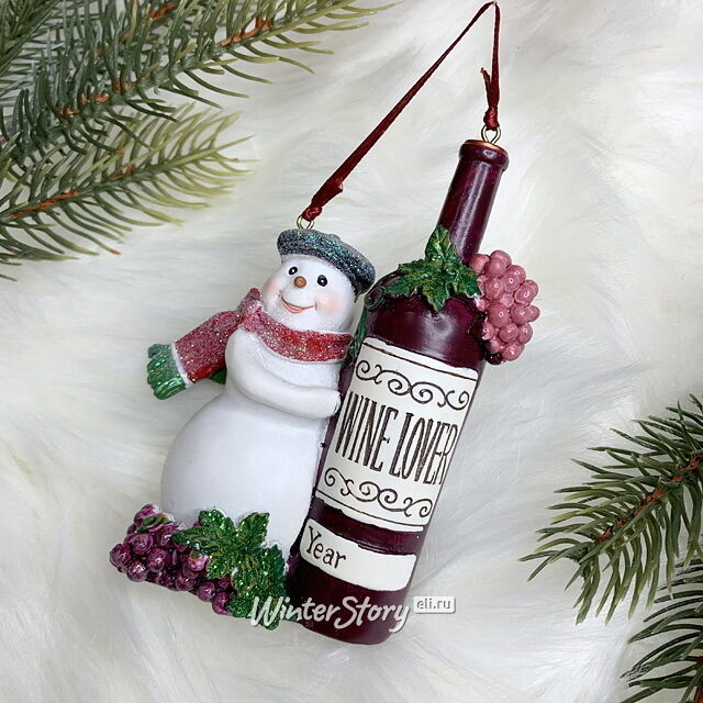 Елочная игрушка Весельчак Адонис из Снежной долины 10 см, подвеска Kurts Adler