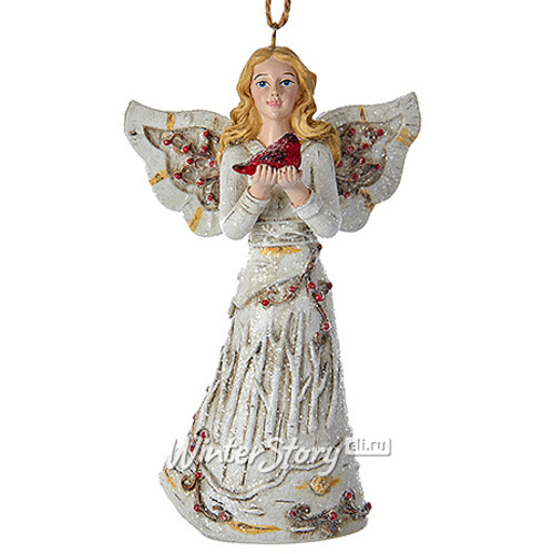 Елочная игрушка Лесной Ангел - блондинка 13 см, подвеска Kurts Adler