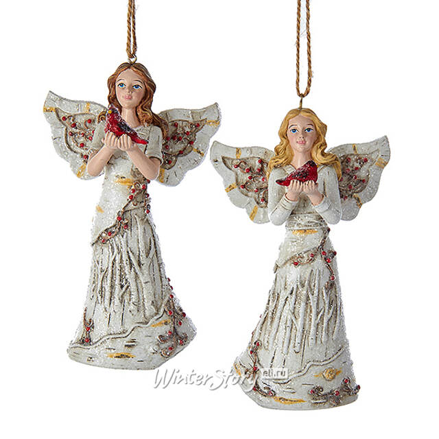 Елочная игрушка Лесной Ангел - блондинка 13 см, подвеска Kurts Adler