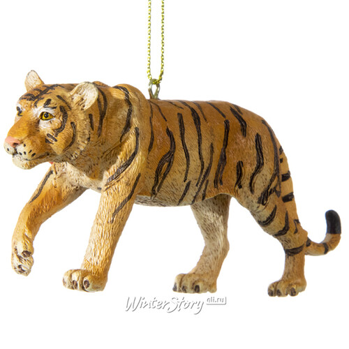 Елочная игрушка Сафари - Тигр 11 см, подвеска Kurts Adler