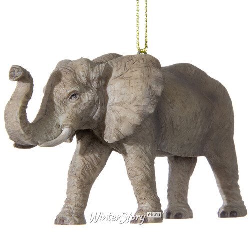 Елочная игрушка Сафари - Слон 12 см, подвеска Kurts Adler