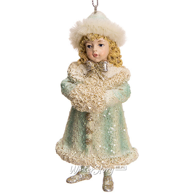 Елочное украшение Лирическая Снегурочка 13 см, подвеска Kurts Adler (Куртс Адлер)