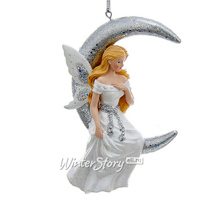 Елочное украшение Лунная Фея блондинка 12 см, подвеска Kurts Adler