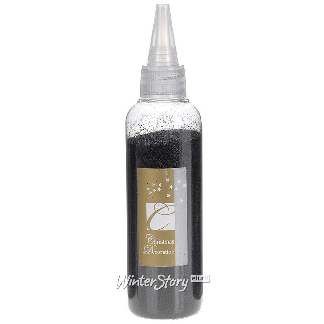 Блестки для декора, 80 г, черный Koopman