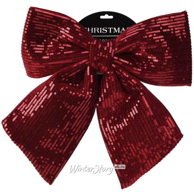 Бант для декора Splendente 36*30 см, красный Koopman