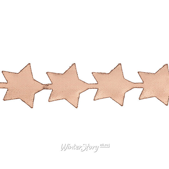 Декоративная фигурная лента Etincelant - Звезды 7.5 м, бронзовая Koopman