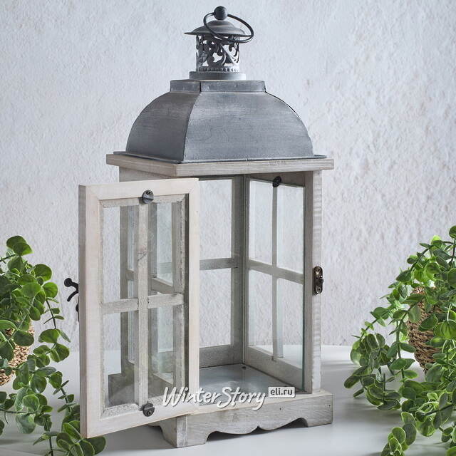 Подсвечник фонарь Орчелли 41 см белый Koopman (Купман)