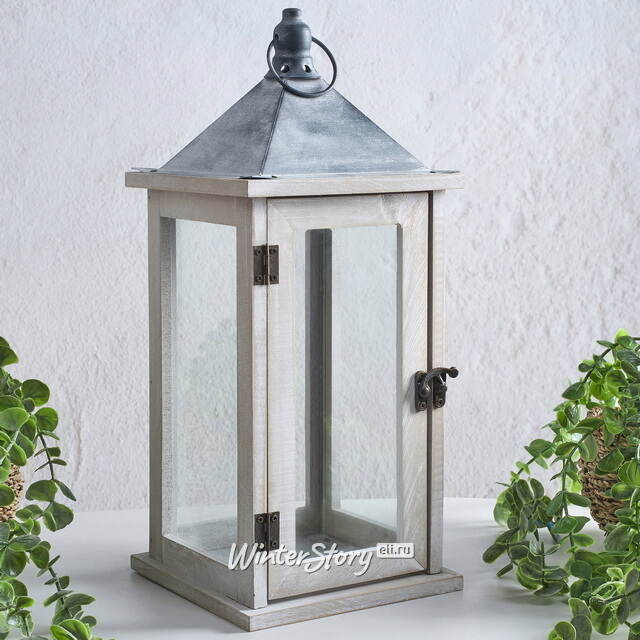 Подсвечник фонарь Тринелли 41*16 см белый Koopman (Купман)