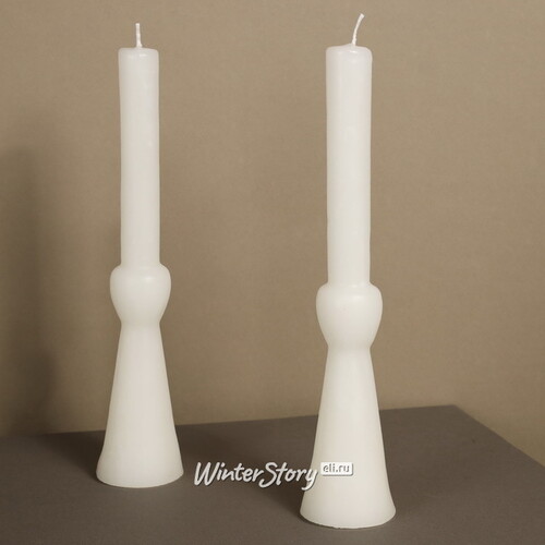 Декоративная свеча Manuel 25 см белая Koopman