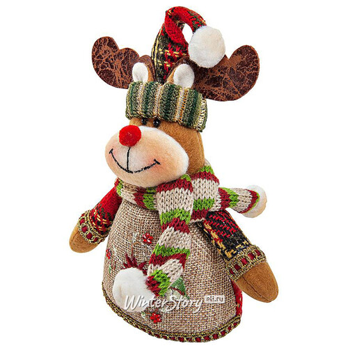 Мягкая игрушка Шотландское Рождество - Олень 17 см Mister Christmas