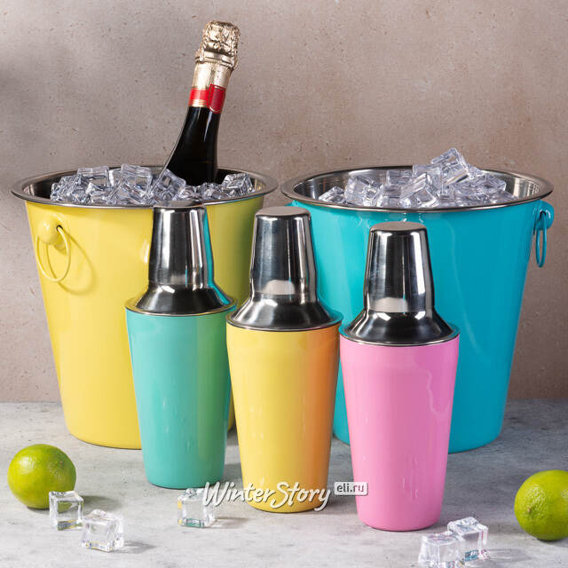 Шейкер для коктейлей Фанданго 500 мл, голубой Koopman