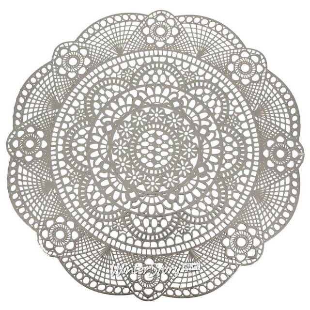 Сервировочная салфетка Жозефин 35 см серебряная Koopman