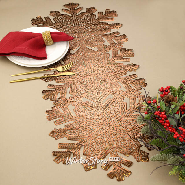 Плейсмат Селин 90*32 см медный Koopman