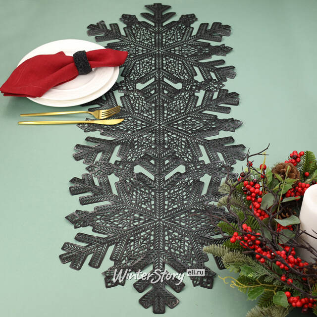 Плейсмат Селин 90*32 см черный Koopman