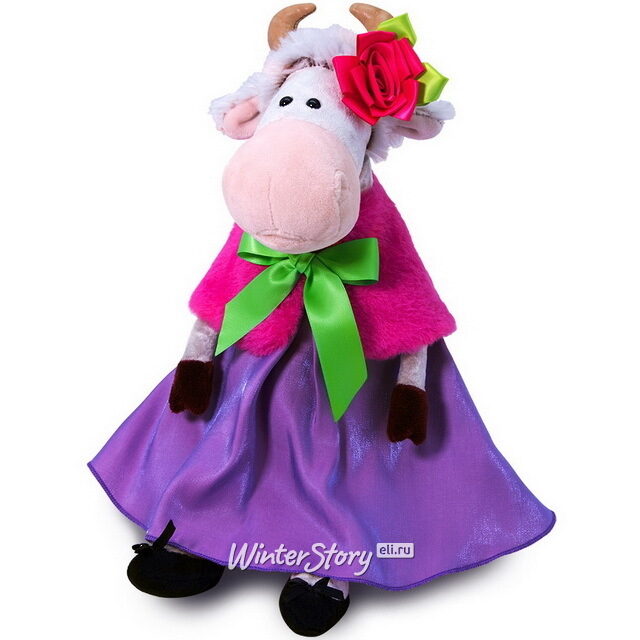 Мягкая игрушка Корова 25 см - Френсис Леди Датская Budi Basa