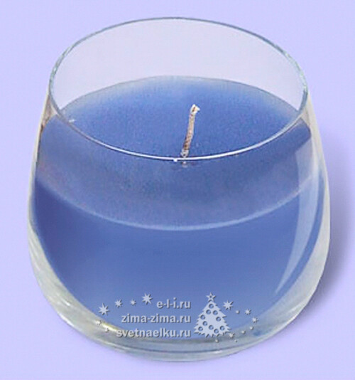 Свеча ароматическая в стакане Лаванда, 7.4*6.8 см Candleslight