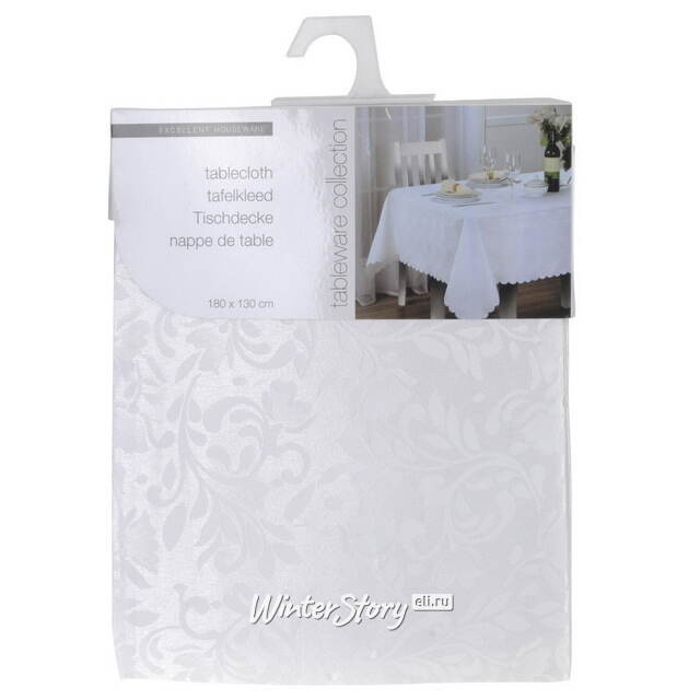 Скатерть Fleurs de Neige 180*130 см Koopman