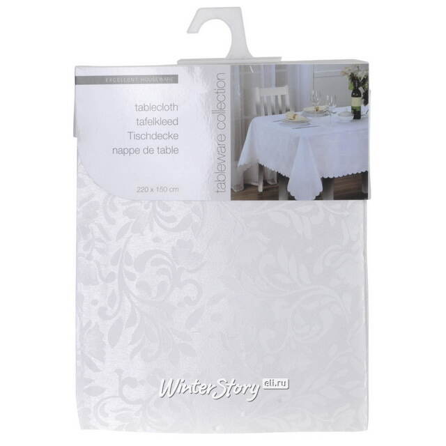 Скатерть Fleurs de Neige 220*150 см Koopman