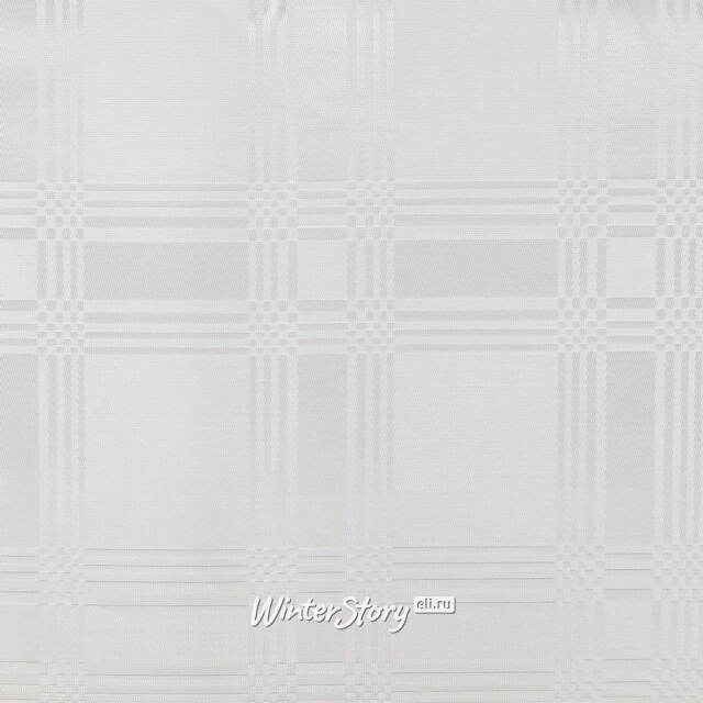 Скатерть Белоснежная Шотландка 220*150 см Koopman