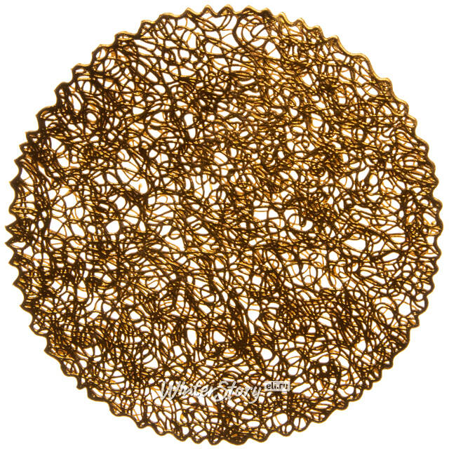 Набор подставок под кружки и стаканы Жаклин 13 см трюфельные, 4 шт Koopman