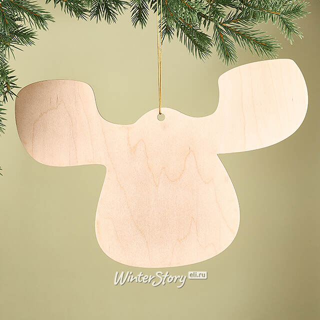 Игрушка для уличной елки Олень - Пряничные Истории 25 см, дерево МанузинЪ