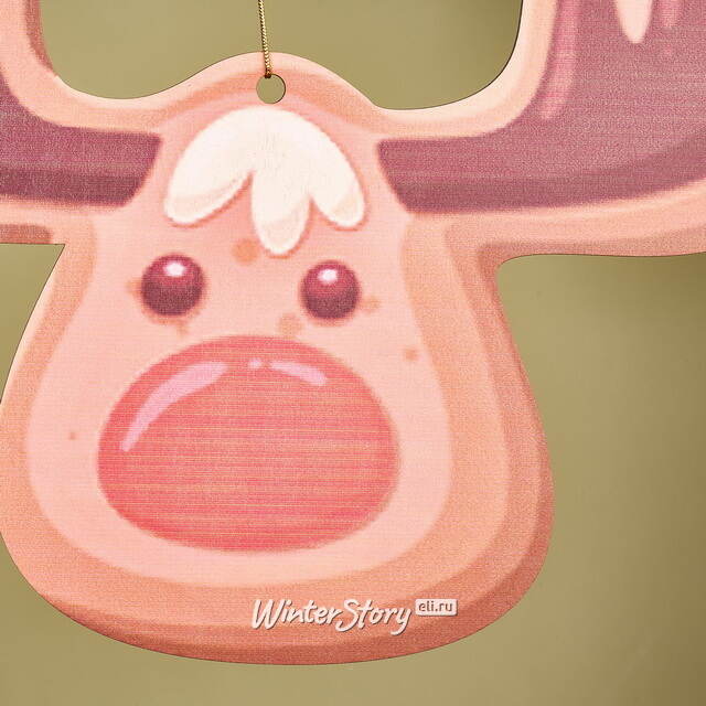 Игрушка для уличной елки Олень - Пряничные Истории 25 см, дерево МанузинЪ