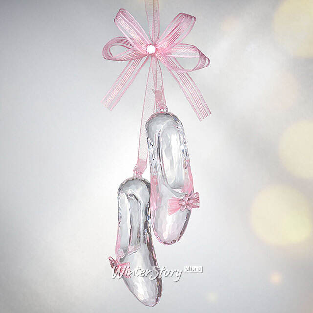 Елочная игрушка Хрустальные Балетки 15 см, подвеска Kurts Adler