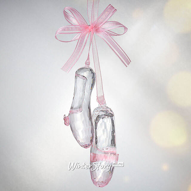 Елочная игрушка Хрустальные Балетки 15 см, подвеска Kurts Adler