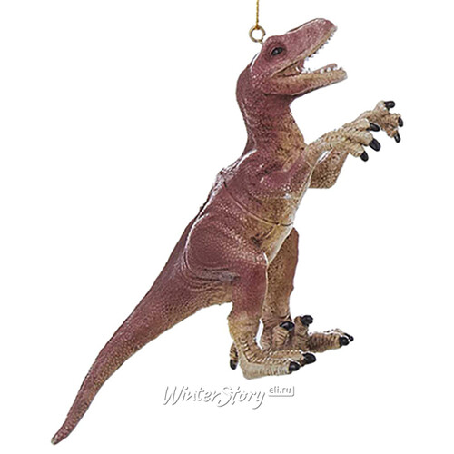 Елочная игрушка Динозавр Марко: Mesozoico 10 см, подвеска Kurts Adler