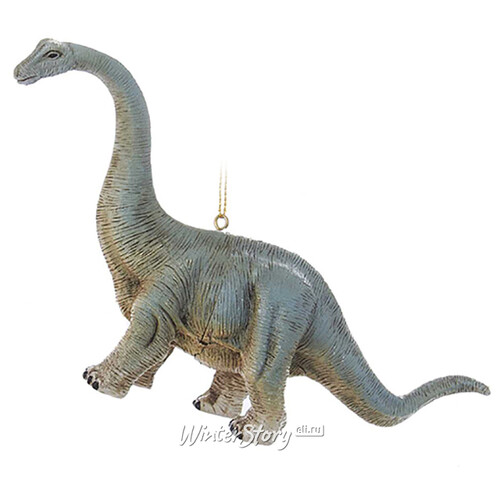 Елочная игрушка Динозавр Пьетро: Mesozoico 10 см, подвеска Kurts Adler