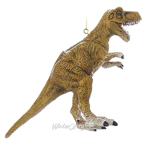 Елочная игрушка Динозавр Тибальт: Mesozoico 10 см, подвеска Kurts Adler