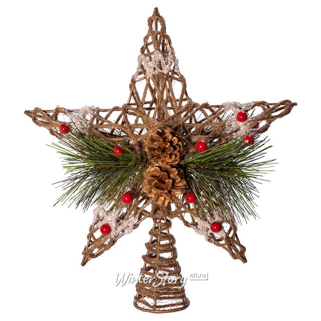 Звезда на елку Сальваторе 28 см Kurts Adler