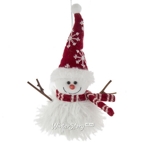 Елочная игрушка Снеговик Гэрри - Snow Party 22 см, подвеска Kurts Adler