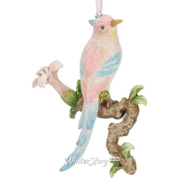 Елочная игрушка Жемчужная Птичка - Ciels de Nacre 13 см Goodwill