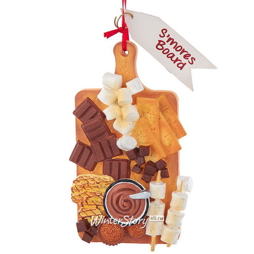 Елочная игрушка So Sweet - Шоколадное фондю 9 см, подвеска Kurts Adler