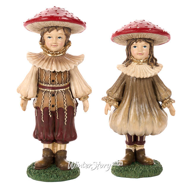 Набор декоративных фигурок Little Mushrooms 20 см, 2 шт Goodwill